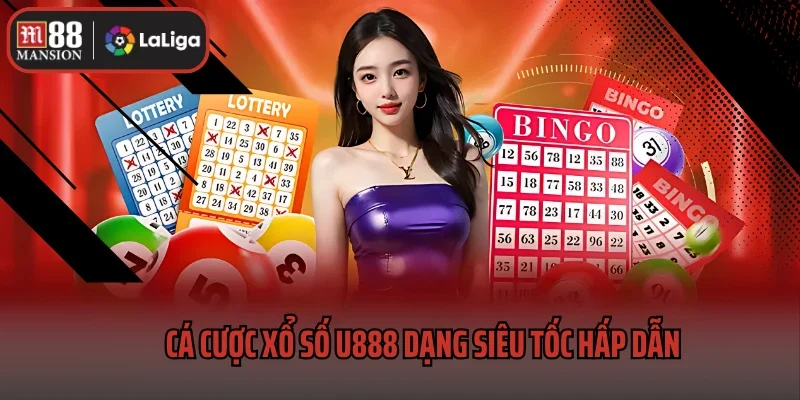 Xổ Số M88 2 Cá cược xổ số U888 dạng siêu tốc hấp dẫn